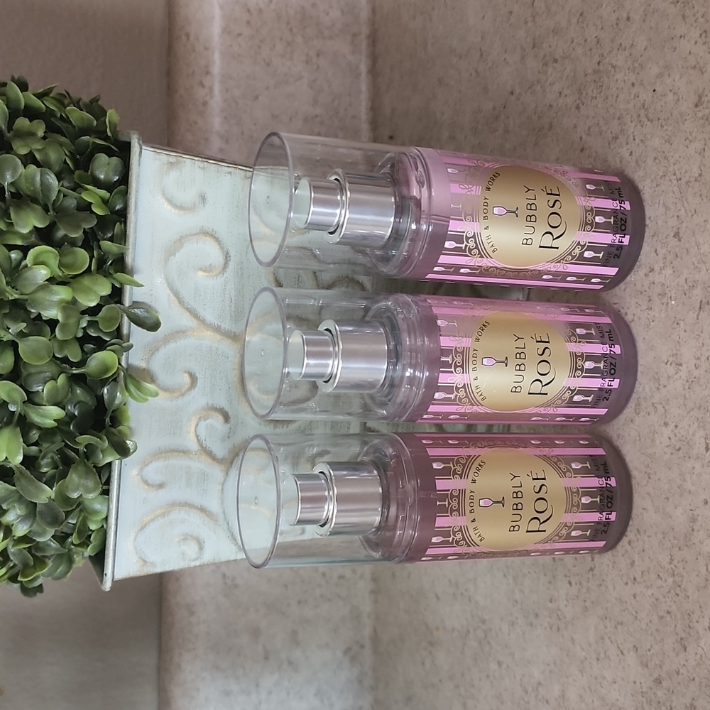 Bath and body bubbly rose